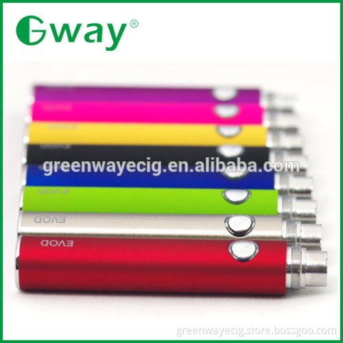 2015 alibaba express greenway ecig wholesale white light evod battery, wax atomizer evod